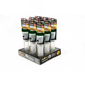 Фонарь светодиодный TL024 5+1LED 3AA в комплекте черный (TL024) - фото 2
