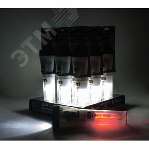 Фонарь светодиодный TL024 5+1LED 3AA в комплекте черный (TL024) - фото 3