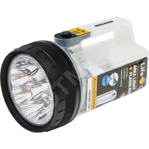 Фонарь светодиодный TL10 17+4LED 4AA в комплекте черный (TL10) - Feron