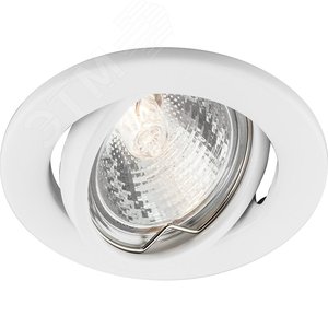 Светильник ИВО-50w 12в G5.3 поворотный белый - Feron