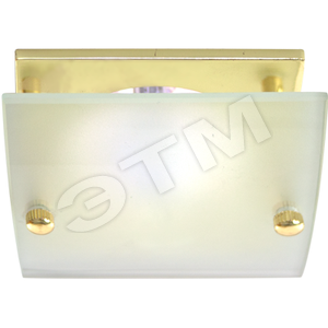 Светильник ИВО-50w 12в,G5.3,квадр.зол.с/с декор.Feron (3796 зол.) - Feron