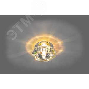 Светильник ИВО-35w 220в G9 хром с многоцветным стеклом (JD83 B хром/мн.цвет) - фото 2