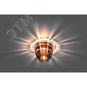 Светильник ИВО-35w 230в G9 с красным стеклом (CD2112 красный) - фото 2