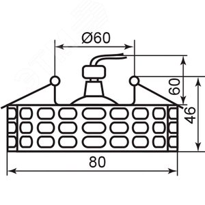 Светильник ИВО-50w 12в,G5.3,хром Feron (DL234 хром) - фото 3