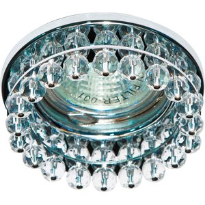 Светильник ИВО-50w 12в G5.3 хром/прозрачный (CD2130 хр/пр) - Feron