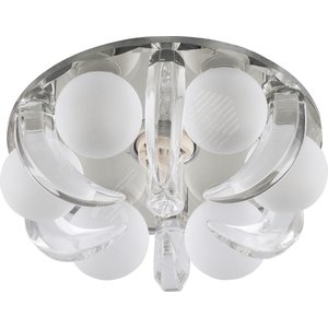 Светильник ИВО-35w 220в G9 прозрачный с прозрачным матовым стеклом (CD2530 пр/пр.мат.) - Feron