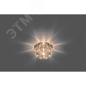 Светильник ИВО-35w 220в G9 хром/прозрачный (JD159 хром/проз) - фото 2