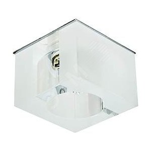 Светильник ИВО-35w 220в G9 куб хром с матовым стеклом (CD21 хр/мат.) - Feron