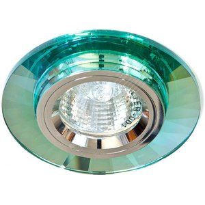 Светильник 8160-2 MR16 50w G5.3 зеленый/серебро - Feron