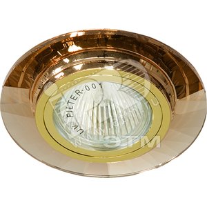 Светильник 8160-2 MR16 50w G5.3 коричневый/золото - Feron