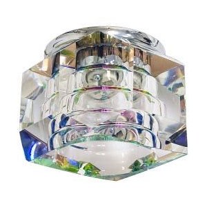 Светильник ИВО-35w 220в G9 хром с многоцветным стеклом (JD64-MC) - Feron