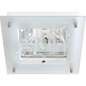 Светильник ФВО-2х13w с/л,G24,downlight,квадр.бел.Feron - Feron