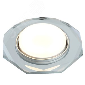 Светильник ДВО-15w GX53 без лампы прозрачный 2