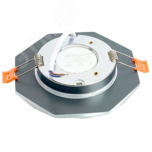 Светильник ДВО-15w GX53 без лампы прозрачный 3