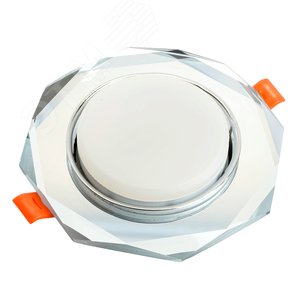 Светильник ДВО-15w GX53 без лампы прозрачный 4