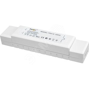 Трансформатор электронный 200w 12v с защитой (TRA16) - Feron