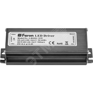 Драйвер для светодиодного чипа 12-18w DC280mA 36-60v (LB120) - Feron