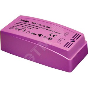 Трансформатор электронный 250w 12v розовый (TRA110) - Feron
