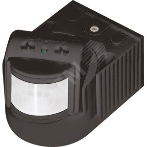 Датчик движения ИК настенный 1200w 180 гр. 12м IP44 черный (SEN8 чер.) - Feron