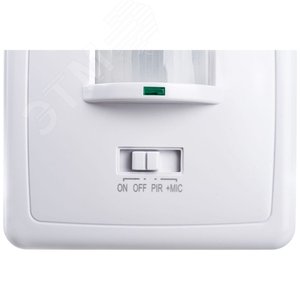 Датчик движения ИК встраиваемый 500w 140 гр. 12м IP20 белый (SEN1A бел.) - фото 2
