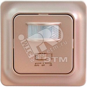Датчик движения ИК встраиваемый 500w 140 гр. 10м IP20 бежевый (SEN20 беж.) - Feron