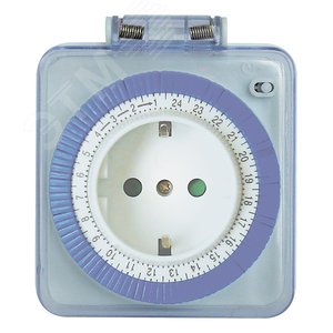Розетка с таймером (суточная) механическая IP44 16А 3500W Feron - Feron