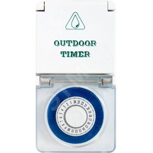 TM51 3500W/16A 230V розетка с таймером (суточная) в защитном корпусе IP44 | 23239 | FERON - Feron
