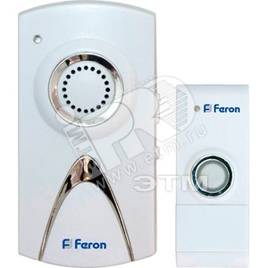 Звонок (кнопка IP44) 35 мелодий E-351 (DB501) 220V 315МНz (23672) - Feron