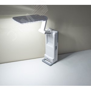Светильник настольный светодиодный LED 2.6w аккумуляторный серый (DE1701) - фото 4