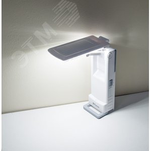 Светильник настольный светодиодный LED 2.6w аккумуляторный серый (DE1701) - фото 5