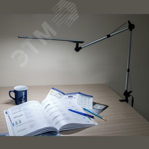 Светильник настольный светодиодный LED 5w диммируемый серебро (DE1723) - фото 2