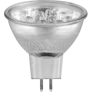 Лампа светодиодная LED 1вт 230в G5.3 быстрая смена цвета (JCDR 12LED) - Feron