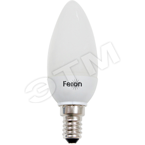 Лампа светодиодная LED 2вт Е14 дневной (свеча) (LB-34 20LED) - Feron