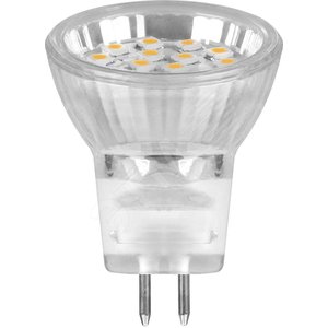 Лампа светодиодная LED 1W 230V G5.3 2700K 30х29mm MR11 (LB-27 14LED) - Feron