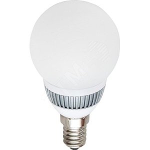 Лампа светодиодная LED 2вт Е14 дневной (шар) (LB-31 30LED) - Feron