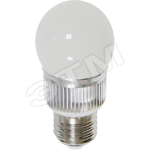 Лампа светодиодная LED 5вт Е27 белый(шар) (LB-36 42LED) - Feron