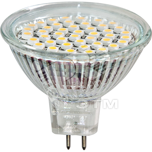 Лампа светодиодная LB-24 44LED(3W) 230V GU10 3300K 44х50мм MR16 - Feron