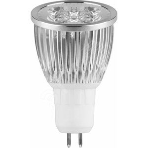 Лампа светодиодная LED 5вт 230в G5.3 дневная (LB-108 5LED) - Feron