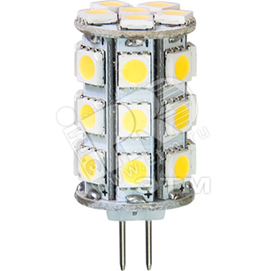 Лампа светодиодная LED 4вт 12в G4 белый капсульная (LB-404 27LED) - Feron