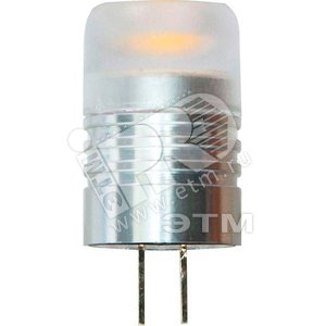 Лампа светодиодная LED 2вт 12в G4 белая капсульная (LB-413 1LED) - Feron
