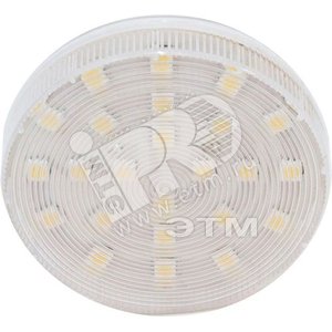 Лампа светодиодная LED 5вт GX53 теплый (таблетка) (LB-153 24LED) - Feron