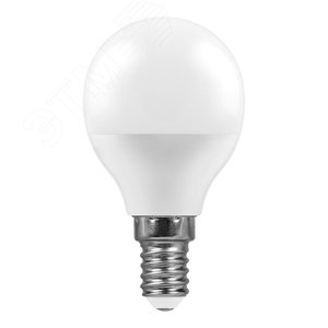 Лампа светодиодная LED 7вт Е14 теплый шар - фото 2