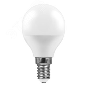 Лампа светодиодная LED 7вт Е14 белый шар - фото 2