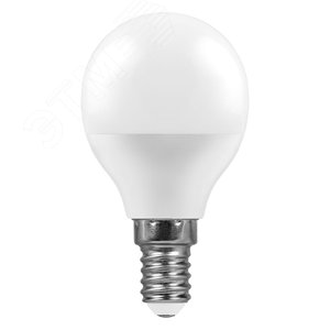 Лампа светодиодная LED 7вт Е14 дневной шар 2