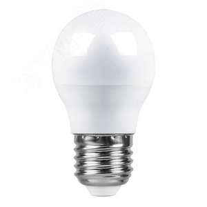 Лампа светодиодная LED 7вт Е27 теплый шар - фото 2