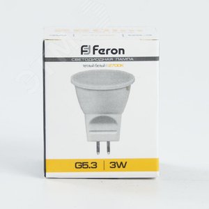 Лампа светодиодная LED 3вт 230в G5.3 MR11 теплый - фото 4