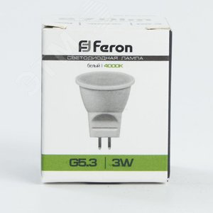 Лампа светодиодная LED 3вт 230в G5.3 MR11 белый - фото 4