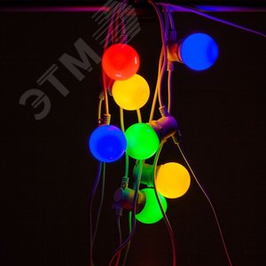 Лампа светодиодная LED 3вт Е27 желтый шар G60 3