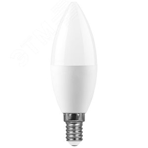 Лампа светодиодная LED 11вт E14 белый матовая свеча - фото 2