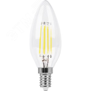 Лампа светодиодная LED 9вт Е14 белый свеча FILAMENT 2